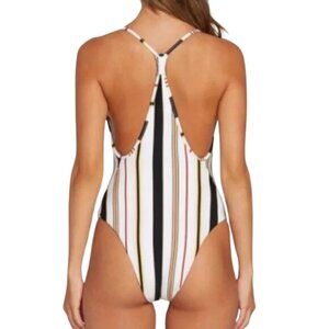 NEW Volcom "That’s Stripe" One Piece Swimsuit Sz. S
